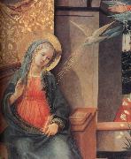 Fra Filippo Lippi, Details of The Annunciation